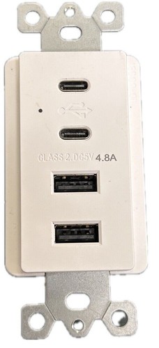 Presa quad usb tipo - c,
